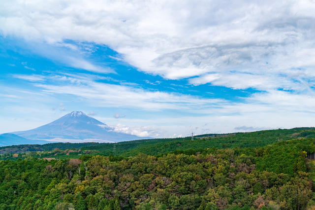 富士山は目の前