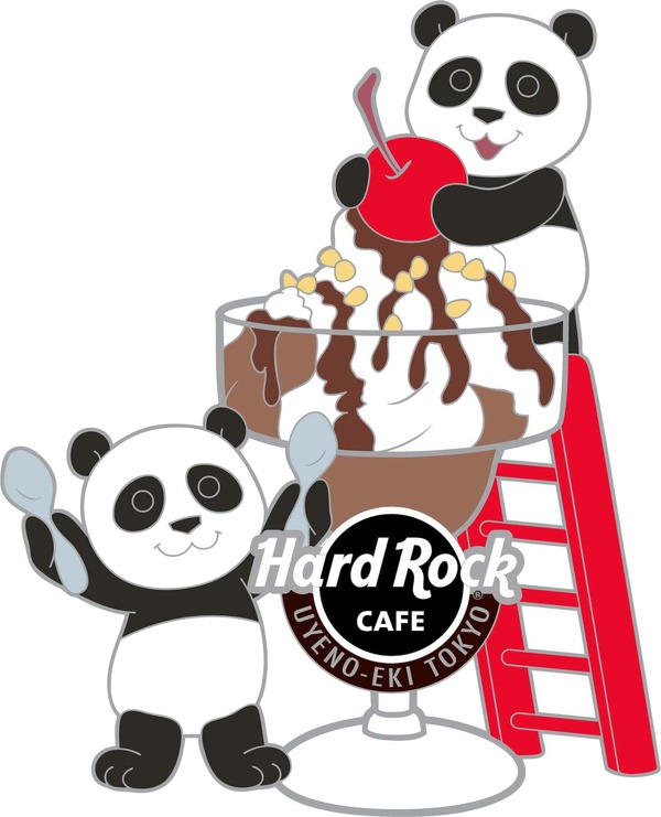 ハードロックカフェ上野 上野パンダピン 2019年2月 3月 富士山 飛行機 上野店限定 : 2019 Panda Pin-Feb | Hard Rock Cafe Japan