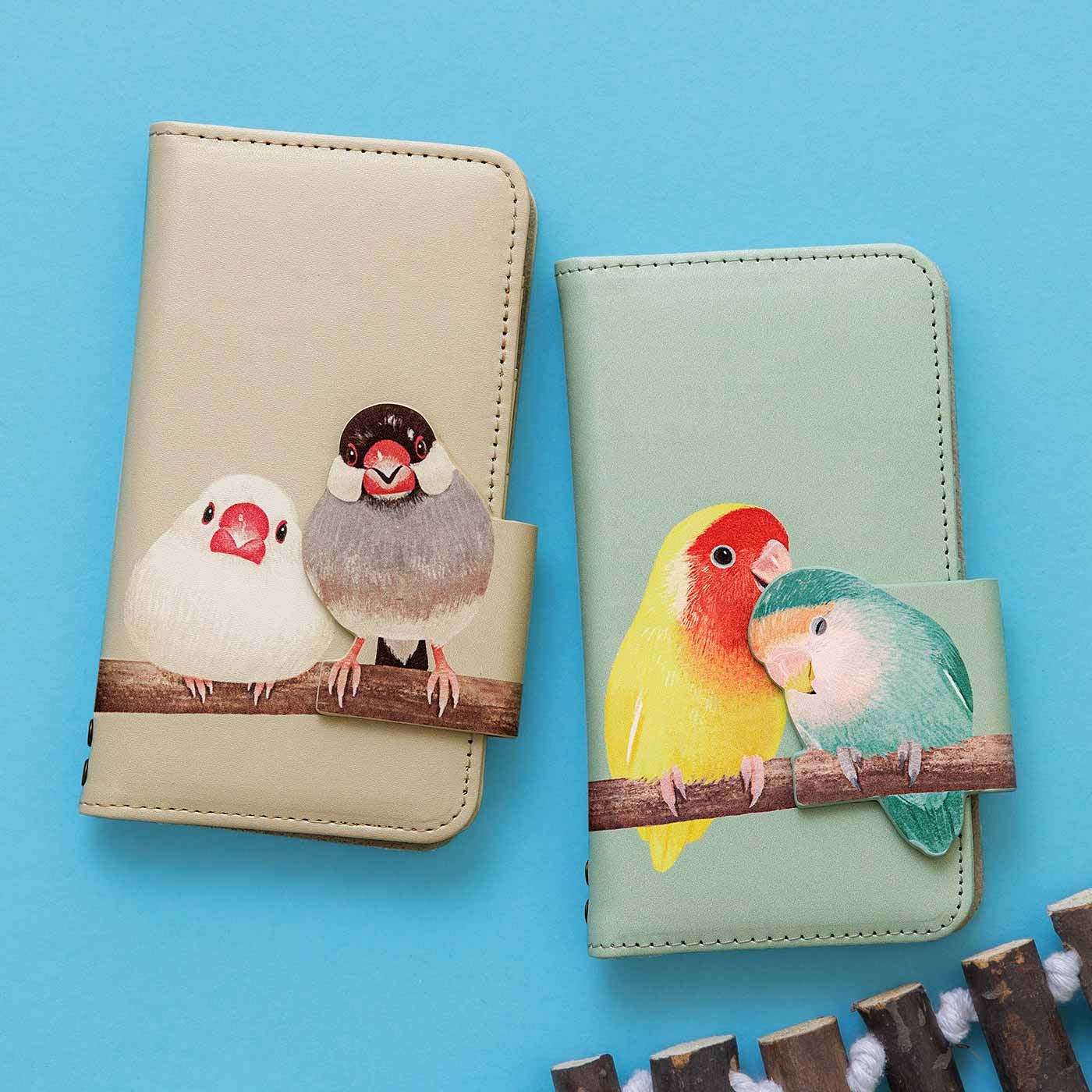 フェリシモ 使うたびに小鳥がよりそうスマホカバー を発売 動物のリアルを伝えるwebメディア Reanimal