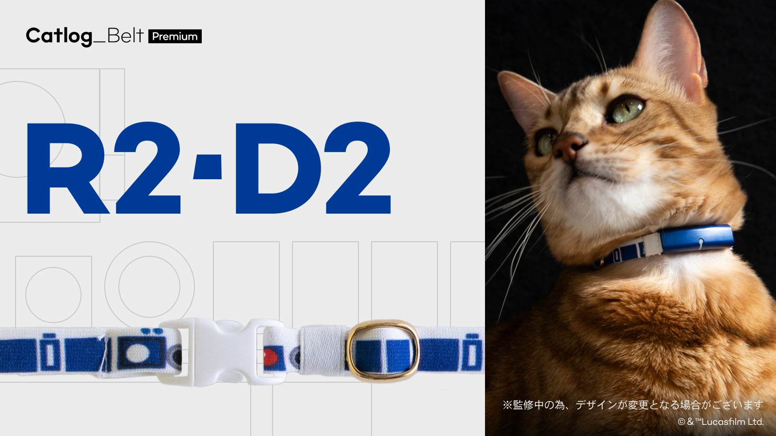 スター・ウォーズ』デザインのベルトが数量限定で登場…猫用スマート