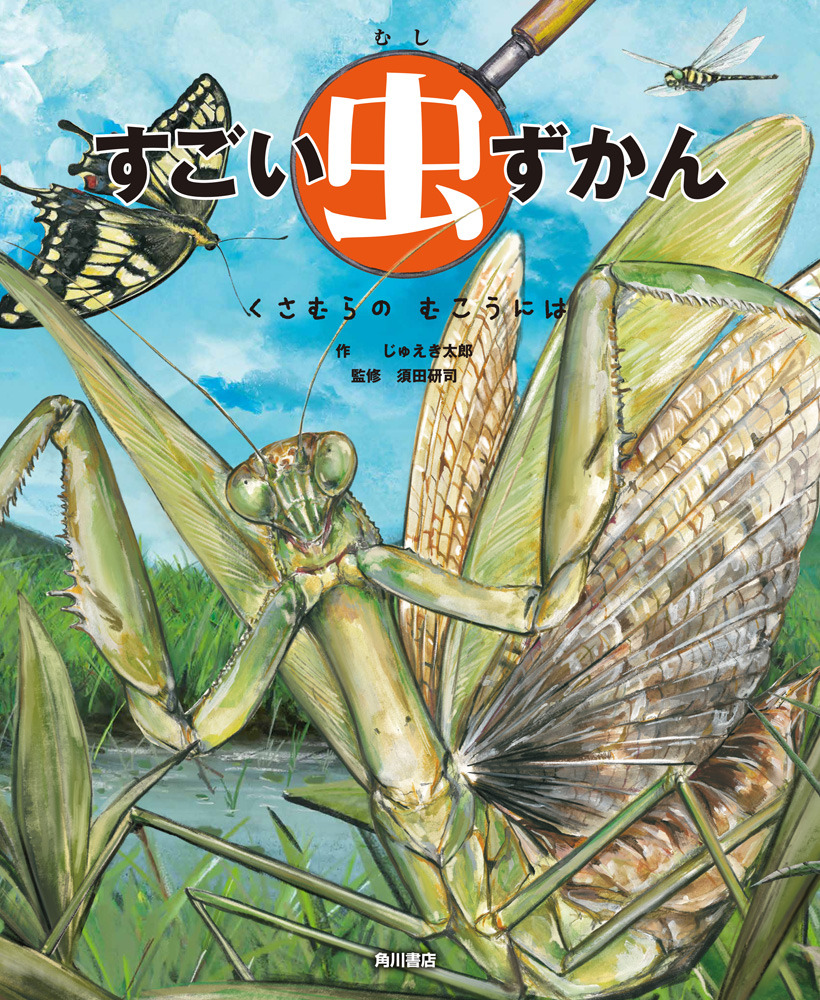 本格昆虫絵本 すごい虫ずかん くさむらの むこうには 刊行 Kadokawa 動物のリアルを伝えるwebメディア Reanimal