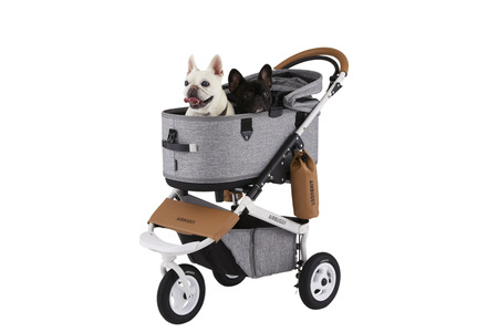 GMPインターナショナル、中型犬2頭を乗せられるペットカート GMPインターナショナル、中型犬2頭を乗せられるペットカート