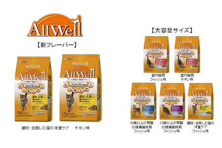猫用健康機能食・オールウェルから「避妊・去勢した猫の体重ケア