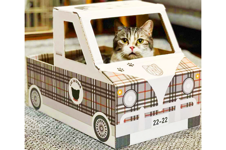 狭い所とダンボールが好きな猫のための 猫トラック 発売 動物のリアルを伝えるwebメディア Reanimal 狭い所とダンボールが好きな猫のための 猫トラック 発売 動物のリアルを伝えるwebメディア Reanimal