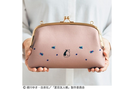 ニャンコ先生のがま口ポーチを発売…『夏目友人帳』×フェリシモ猫