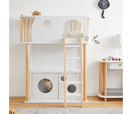 ＃なんでもつくる家具【商品名】わんちゃん・ねこちゃん2階建てハウス 26119.jpg