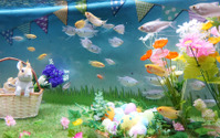 アクア・トト ぎふ、イースターをテーマにカラフルな魚たちを展示…4月11日まで 画像
