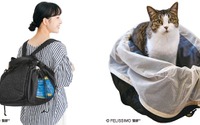 猫を背負って連れて行ける「レジカゴリュック 猫部バージョン」を発売…フェリシモ 画像