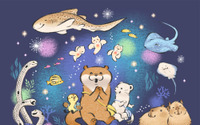 “可愛い嘘のカワウソ”× 新江ノ島水族館 コラボ企画第2弾、「えのすいだぬ！2」開催…11月19日～22年1月24日 画像