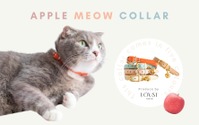廃棄りんご生まれの“アップルレザー”を用いた猫の首輪、予約販売開始…2月22日 画像