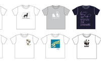 トラやユキヒョウなど絶滅危惧種がモチーフのTシャツが登場…WWFジャパン 画像