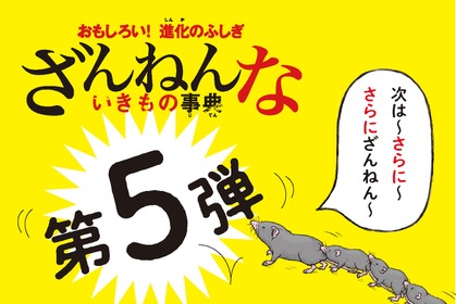 「ざんねんないきもの事典」シリーズ第5弾、「さらにざんねんないきもの事典」が発売…5月1日 画像