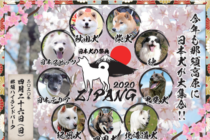 那須ハイランドパーク、「日本犬の祭典 ZIPANG2020」を開催…4月26日 画像