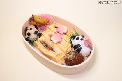 お花見弁当AWARD パンダ部門1位「パンダ お花見弁当」を食う!~とにかく見た目が可愛らしい~ 画像