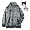 「猫まみれフリースジャケット」と「猫がのぞくキルティング巻きスカート」を発売…フェリシモ 画像