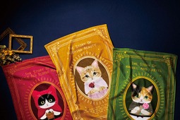 猫を主役にした“童話の世界”の新作「猫が主役のマルチタオル」発売…フェリシモ 画像