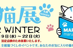 丸善 丸の内本店にて「丸猫展 2022 Winter」開催、猫用グッズも販売…2月22日まで 画像