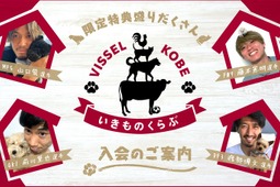 ヴィッセル神戸、ペット限定ファンクラブ「いきものくらぶ」を開設…会員募集は6月21日まで 画像
