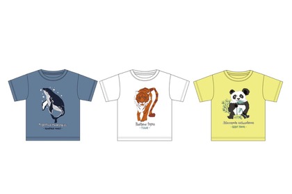 学研の図鑑LIVE×スイミーデザインラボ×BEAMS miniがコラボ、キッズTシャツをリリース 画像
