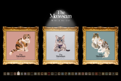 Mr.&Ms. Cat、愛猫たちの肖像画展「 The Meowseum」をオンラインにて開催 画像