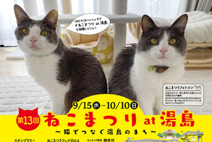 地域密着型猫イベント「第13回 ねこまつり at 湯島」開催…9月15日～10月10日 画像