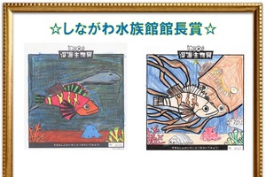 しながわ水族館、「ぬりえコンテスト」全応募作品ギャラリー開催中…9月7日まで 画像