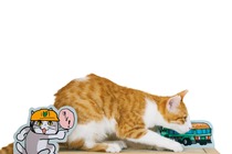 フェリシモ、「仕事猫の工事現場つめとぎ」を発売