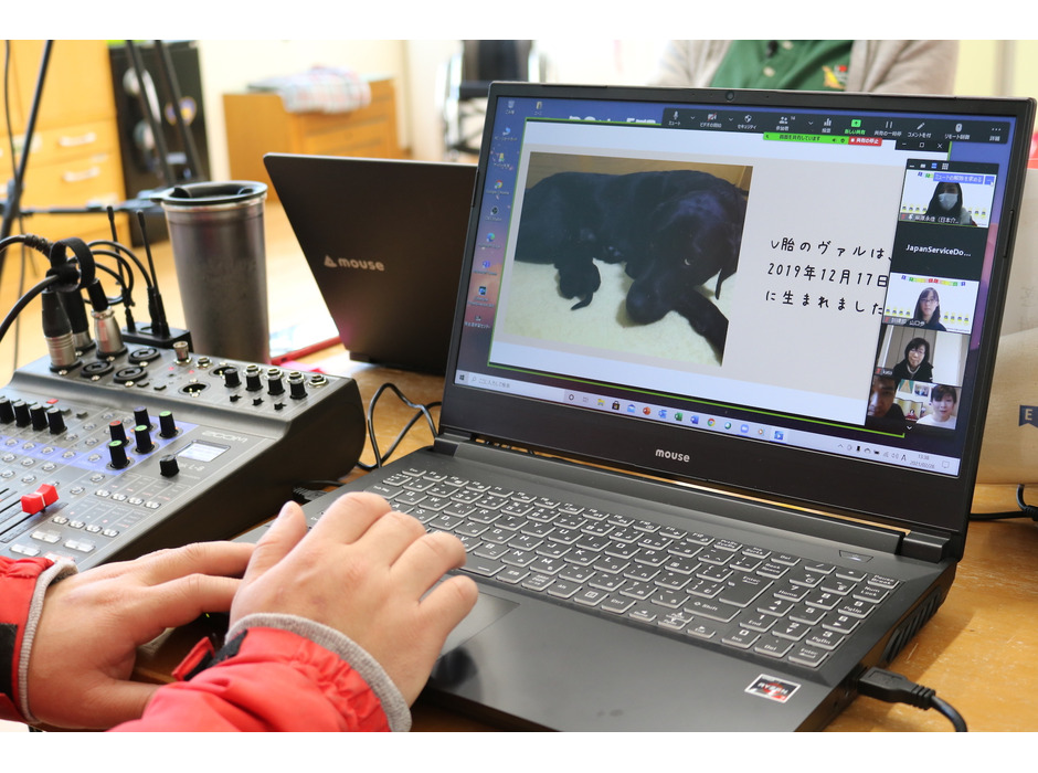 日本介助犬協会、オンラインでの入所式を初開催