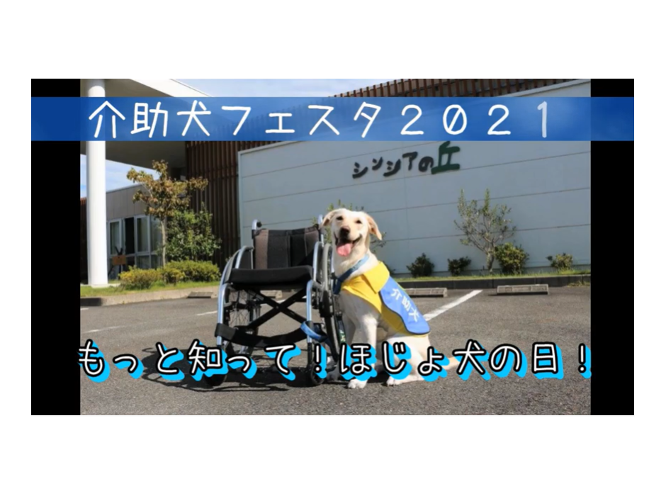 「介助犬フェスタ2021」をYouTubeにて開催