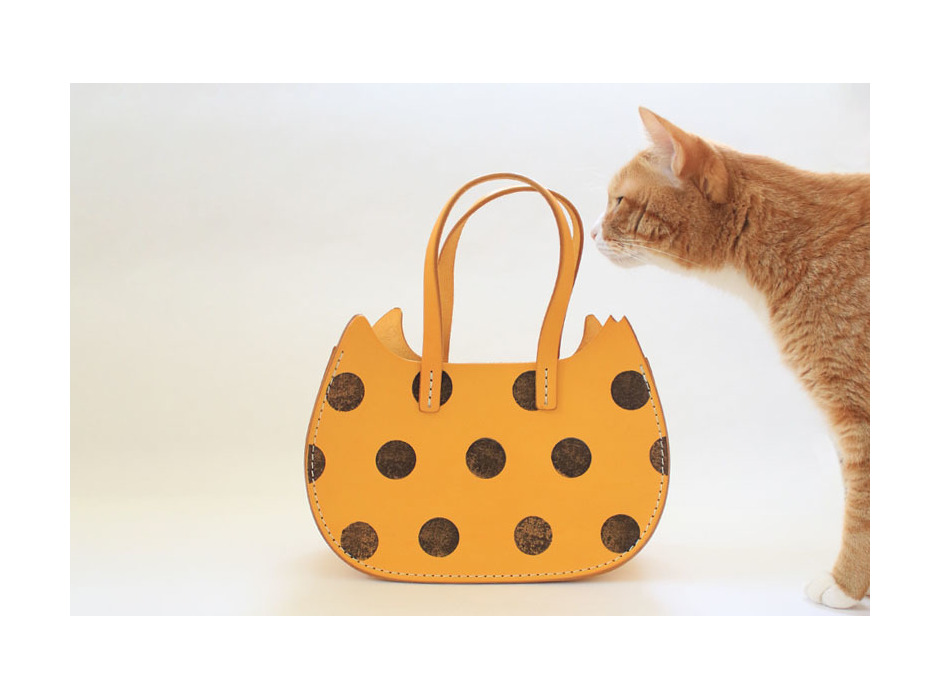 猫を救うバッグ「水玉ネコバスケット」限定受注販売の受付開始