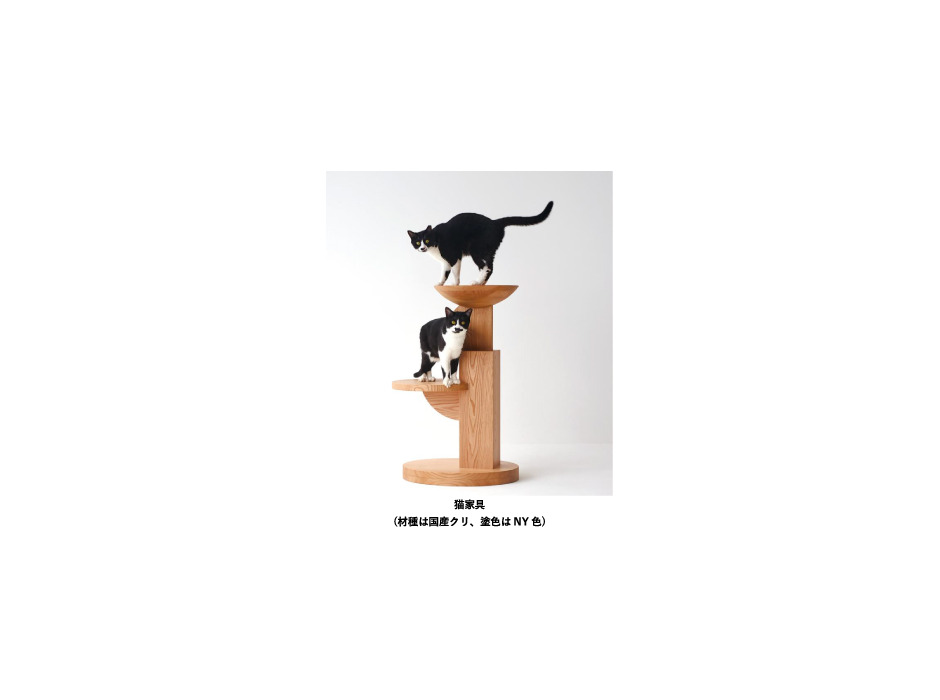 猫を愛でる家具「medel（メデル）」発売