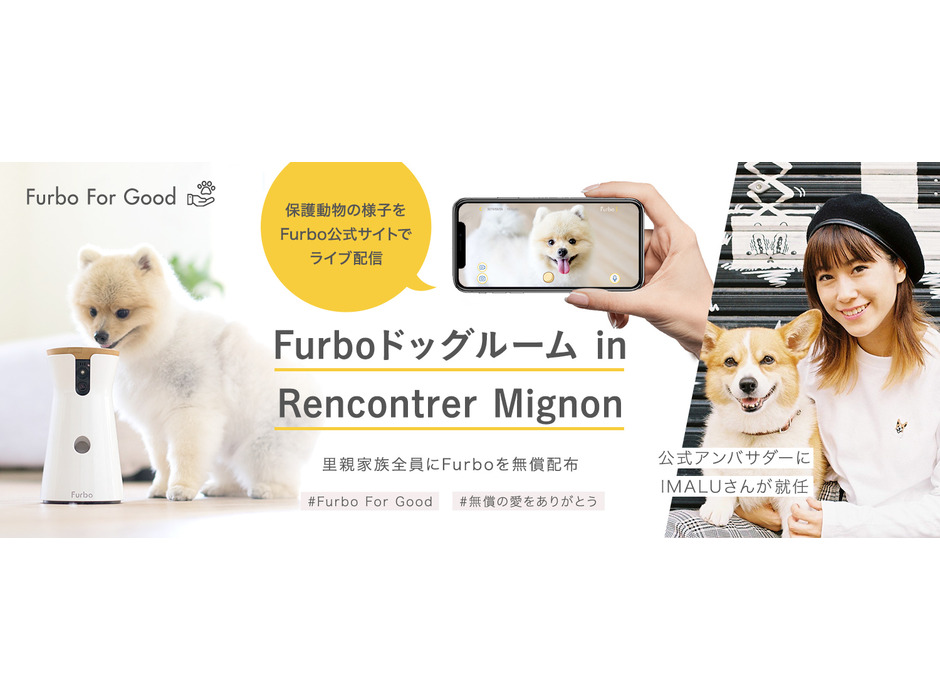 保護犬と愛犬家を繋ぐ「Furbo（ファーボ）ドッグルーム」プロジェクトがスタート