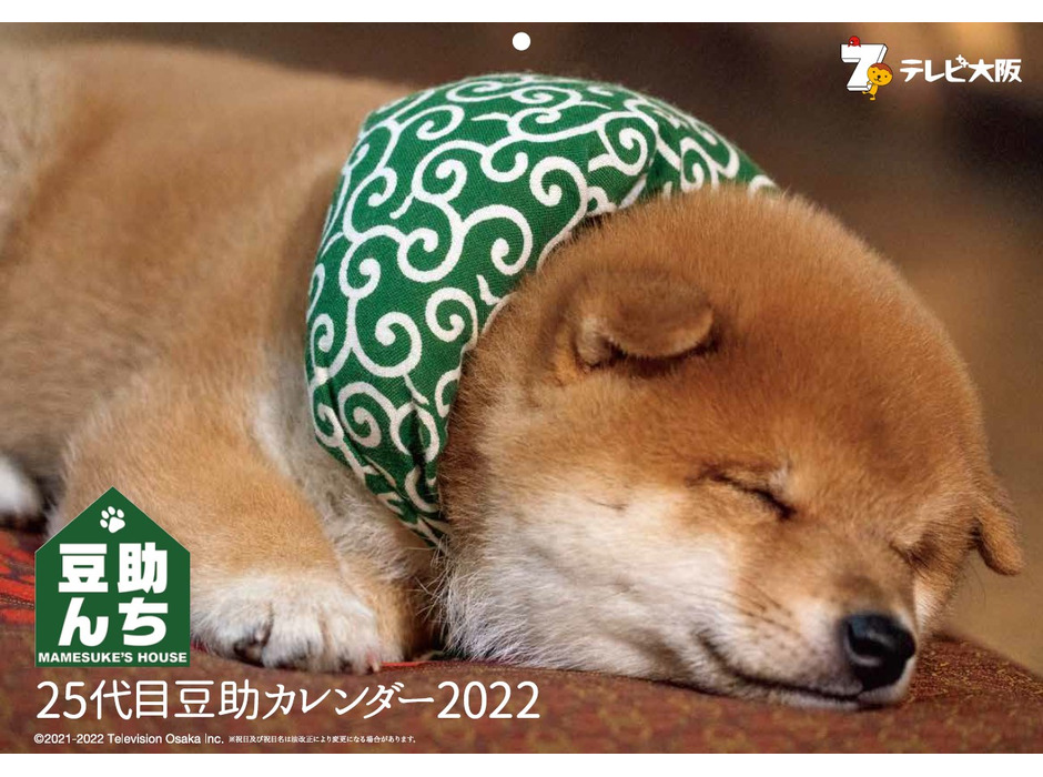 「25代目豆助カレンダー2022」発売