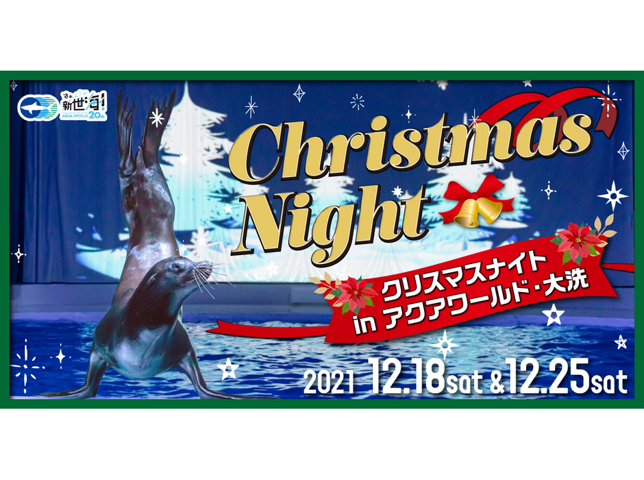 2夜限定イベント「クリスマスナイトinアクアワールド・大洗」開催