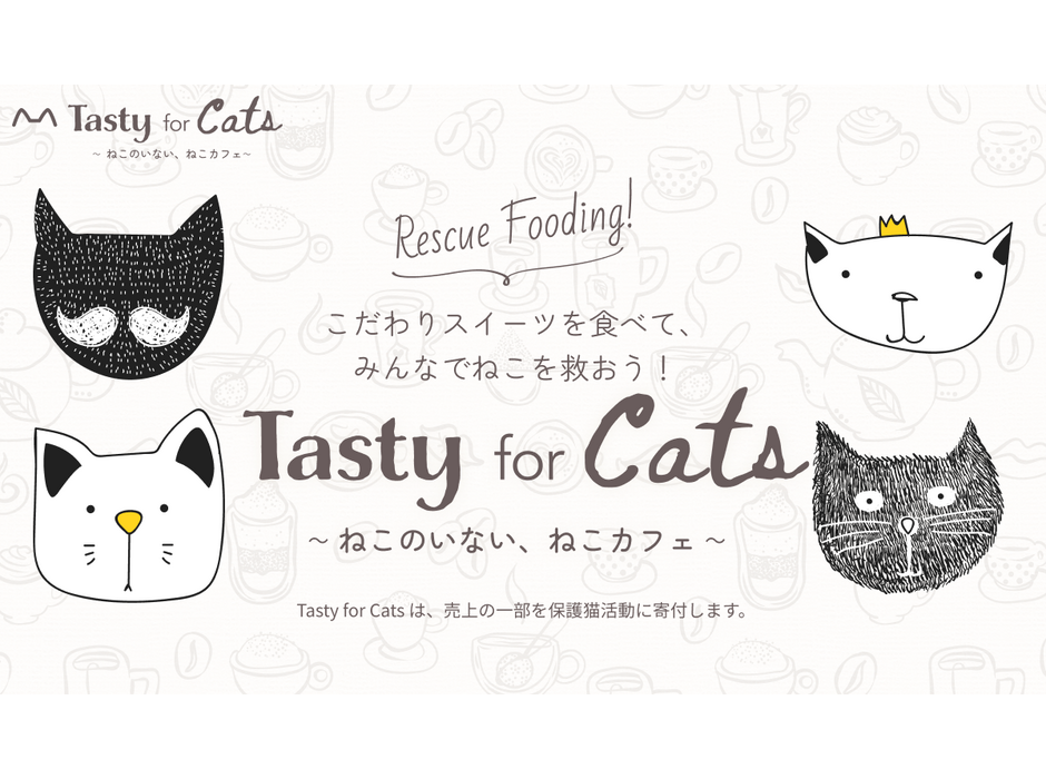 食を通じて保護猫活動を支援する「ねこのいない、ねこカフェ」オープン