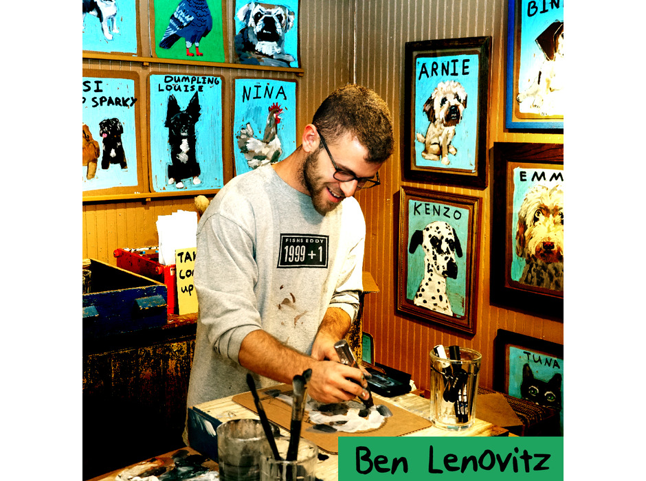 Ben Lenovitzのアートワーク展、表参道「COMMUN」にて開催
