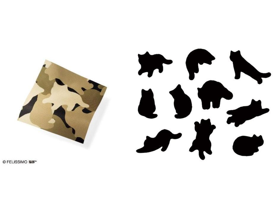 フェリシモ、「裏地まで猫な黒コート」と「こっそり猫まみれデザインの黒リュック」を発売