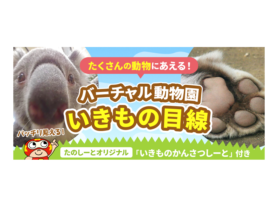 朝日新聞社、「放課後たのしーと」にバーチャル動物園が開園