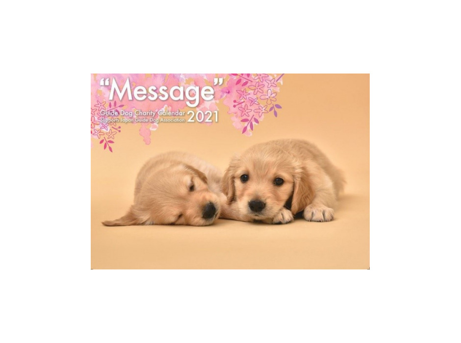 「盲導犬育成支援チャリティーカレンダー“Message”2021」