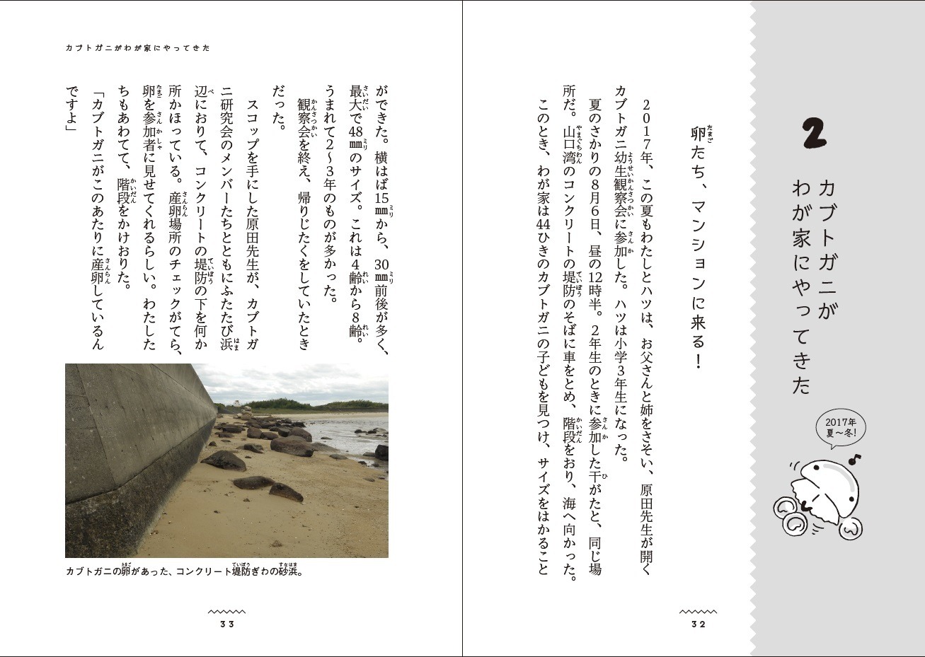 動物感動ノンフィクション うちにカブトガニがやってきた 生きている化石とすごした1年と2か月 を刊行 学研 4枚目の写真 画像 動物のリアルを伝えるwebメディア Reanimal