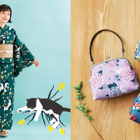 がま口バッグ 浮世絵 猫 着物 浴衣 ハンドメイド 1060