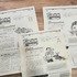 毎日中学生新聞で連載されていた「英語の森の動物図鑑」（当時の誌面現物）