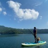 野尻湖で愛犬とSUP体験