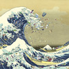 富嶽三十六景　神奈川沖浪裏 2050 葛飾北斎（1760-1849）×AI