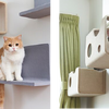 LIXIL、愛猫の性格や成長に合わせて、自由自在にレイアウト変更可能なマグネット脱着式キャットウォール「猫壁」を開発